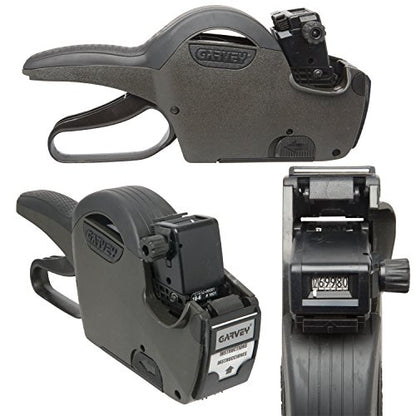 Perco Pricing Labels for Garvey 18-6 One Line Price Gun Gx1812 (18-6, Starter Kit White): Includes Price Gun, 5,000 White Pricing Labels and Preloaded Inker