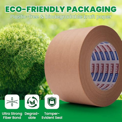 ADHES Fiberglass Reinforced Kraft Paper Tape, 2 Inch x 55 Yards