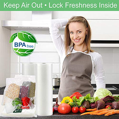 O2frepak Gallon 11"x16" Vacuum Sealer Bags 200ct for Food Storage - size: 11" x 16" Gallon Size(200count)