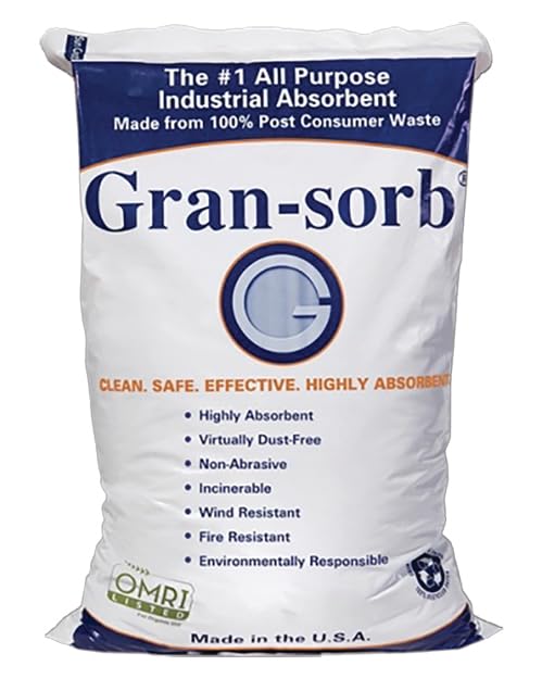 Gran-Sorb Universal Sorbent Granules 30 lb Bag, Absorbs 4 Gallons, 1 Bag - size: Pack of 1