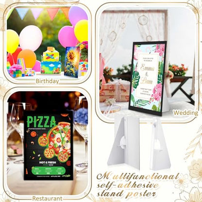 Marspark 12 Pack Poster Stand,12 Inch,White - color: White, size: 12 Inch