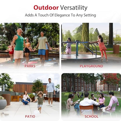 Leisure Craft 32 Gallon Commercial Outdoor Trash Can, Metal, Made in USA - color: Brown