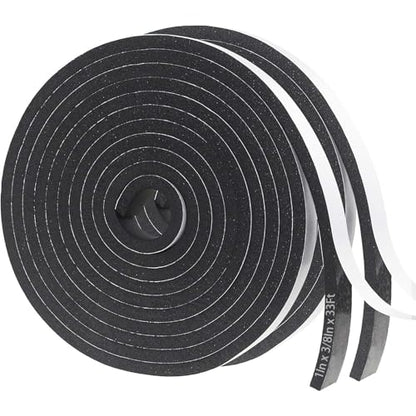 Storystore Foam Insulation Tape Self Adhesive, 1In x 3/8In x 33Ft Weather Stripping for Doors and Windows, Sound Proof Soundproofing Door Seal, Weatherstrip, Air Conditioning Seal Strip - size: 1In x 3/8In x 33Ft