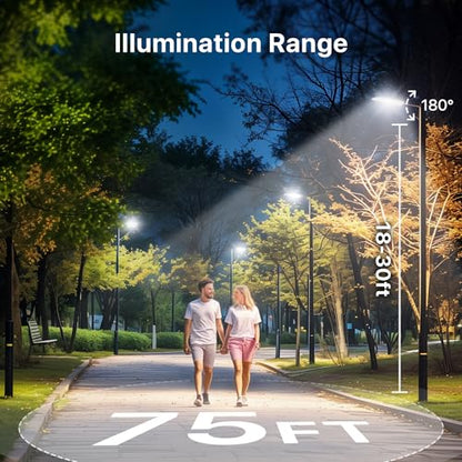 Kifflux 200W LED Parking Lot Lights Slip Fitter Mount with Photocell 2-Pack - size: 200watt 2pack