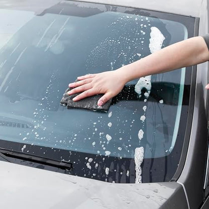 Amazon Basics Microfiber Cleaning Cloths, Ultra Absorbent, Lint Free, Streak Free, Non-Abrasive, Reusable and Washable, 12" x 12", Grey, 24 Pack - style: 24-Pack