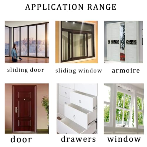 33Ft Weather Stripping Brush for Sliding, 0.35" Wide x 0.2" Door Seal self Adhesive Dust Proof，Seal Strip Wind Proof,Seal Strip Door Soundproofing Strip for Window Doors Frame(Grey)