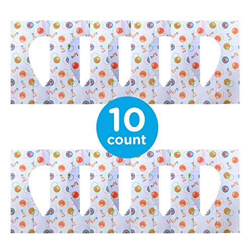 Sesame Street Potty Topper Disposable Stick-in-Place Toilet Seat Covers, 10 Count (Pack of 1)