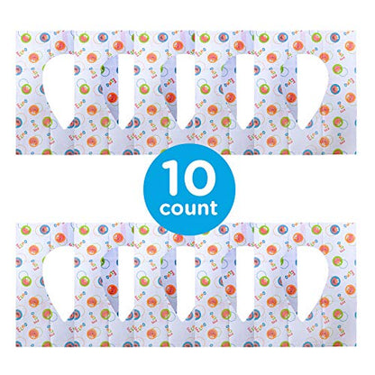 Sesame Street Potty Topper Disposable Stick-in-Place Toilet Seat Covers, 10 Count (Pack of 1)