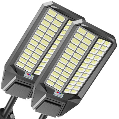 loyoele Large Solar Street Light, Led Flood Lights Outdoor, Waterproof - size: XXL-12000-2 Pack