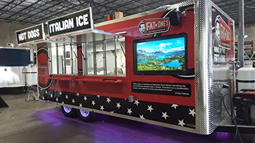 The Display Shield 60-65" Vertical Outdoor Digital Menu Enclosure & Fans - color: With Cooling Fan, size: 60-65"