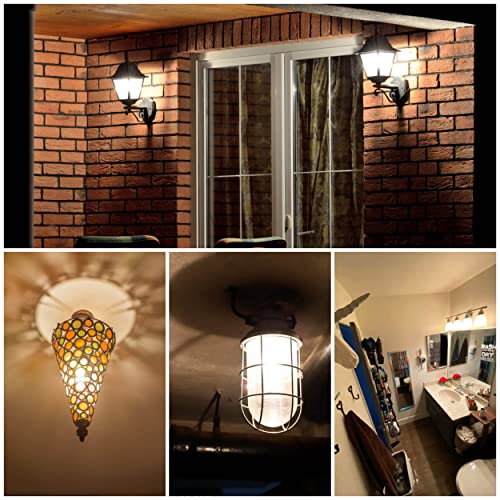 ALIDE E26 100 Watt Equivalent LED Candelabra Corn Bulbs,2700K Warm