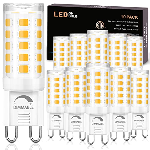 winshine 10 Pack Dimmable G9 LED Bulb 40W Equivalent 4000K Natural White - size: 10 Count (Pack of 1)