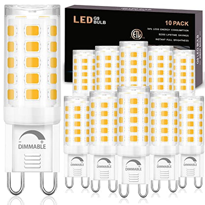 winshine 10 Pack Dimmable G9 LED Bulb 40W Equivalent 4000K Natural White - size: 10 Count (Pack of 1)