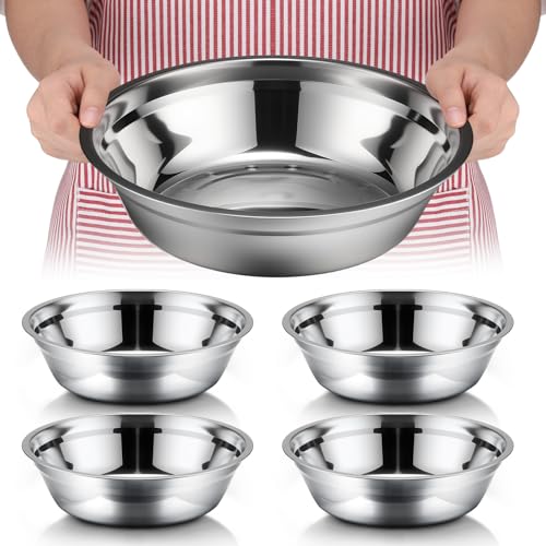 Nuogo 4 Pcs Stainless Steel Mixing Bowls Large for Salad, 11 Inch 3.4 Qt - size: 11 Inch (3.4 Qt)