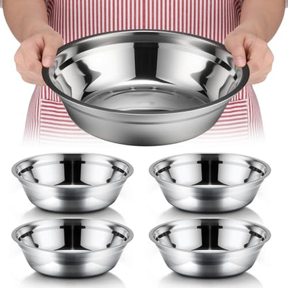 Nuogo 4 Pcs Stainless Steel Mixing Bowls Large for Salad, 11 Inch 3.4 Qt - size: 11 Inch (3.4 Qt)