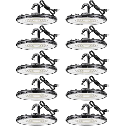 100W UFO LED High Bay Light, Aluminum LED Shop Lights with 13000LM - size: 100W