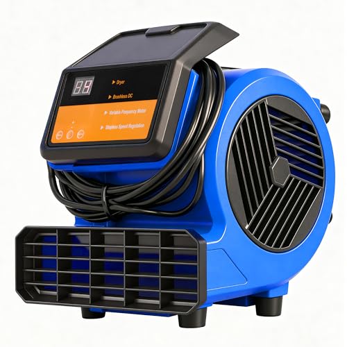 Blower Fan Air Mover, 1/4HP 1100 CFM Floor Fan - size: 1100CFM