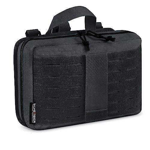 Scherber Vehicle IFAK Emergency Trauma Kit | 25+ Medical Supplies & Equipment, NAR Tourniquet & CPR Mask | Fully Stocked Rip Away Molle Pouch for Car, Home & Professional First Aid | Basic, Black