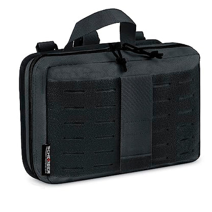 Scherber Vehicle IFAK Emergency Trauma Kit | 25+ Medical Supplies & Equipment, NAR Tourniquet & CPR Mask | Fully Stocked Rip Away Molle Pouch for Car, Home & Professional First Aid | Basic, Black