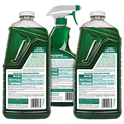 Simple Green All-Purpose Cleaner Spray and Refill, Green, 3 Piece Set, Original, 1 Count (Pack of 2) - size: 1 Count (Pack of 2)