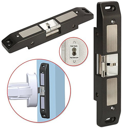 MENGQI-CONTROL TCP/IP Network 4 Door Smart Access Control Panel System Electric Strike Lock for Push Panic Bar Device Emergency Door, RFID Keypad Reader Enroll USB Reader 110V Power Supply Box - style: 4Door PushBar Strike