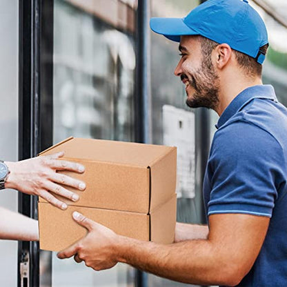 Cedilis 25 Pack 9x6x4 Inches Shipping Boxes, Small Corrugated Cardboard Box, Brown Cardboard Mailing Boxes, Thick Corrugated Mailer Boxes for Shipping Packing Small Business, Recyclable - size: 9x6x4 Inches