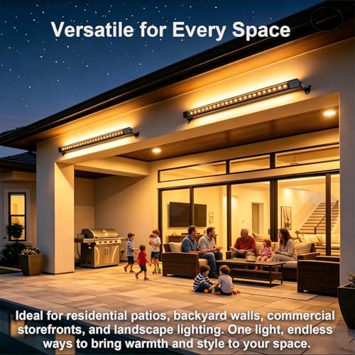 36W LED wall washer light | 4FT IP67 2700K warm white Outdoor light 1pack - color: 2700K Warm White-1pack