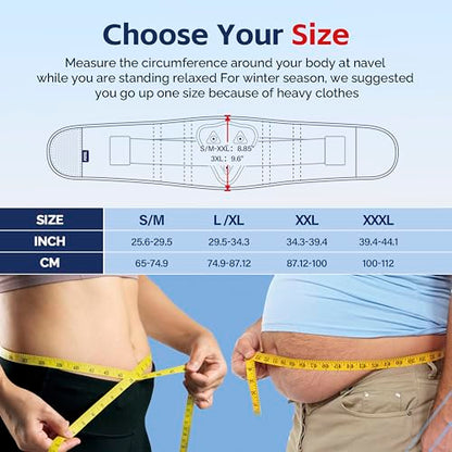 FEATOL Back Brace for Men Lower Back Pain Relief Lumbar Support Brace Waist Belt with Ergonomic 3D Silicone Pad for Heavy Lifting Work, Herniated Disc, Sciatica, S/M - size: Small/Medium(Pack of 1), style: Black