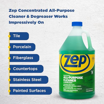 Zep All-Purpose Cleaner & Degreaser Concentrated Formula (Pack of 4)