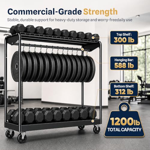 HOKEEPER Clothes Rack Load 1200LBS Commercial Clothing Rack Heavy Duty - size: 20"D x 62.2"W x70.5"H