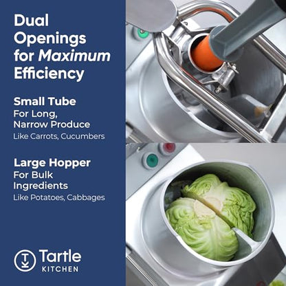 TK Commercial Vegetable Chopper 750W - 5 Discs for Food Processing - NSF