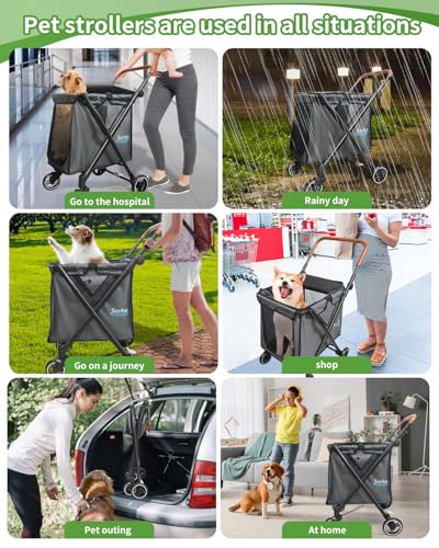 Shopping Cart & PET Stroller in ONE - size: 2in1