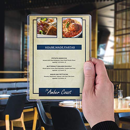 StoreSMART - Rigid Plastic Menu - 5" x 7" - 300-Pack - HPP5X7-MENU-300 - size: 300-Pack