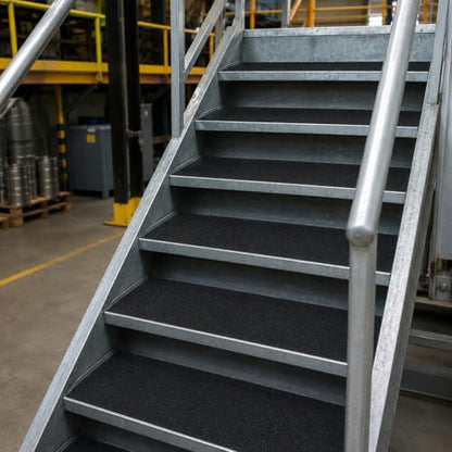 Extra Wide 16in x 40ft Black Anti Slip Tape, 80 Grit Waterproof Non Skid Grip Tape Roll for Ramps, Decks, Boat Decks, Warehouse Floors, Garages, Indoor & Outdoor Use - size: 16'' x 40 FT