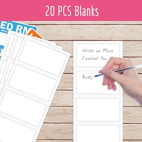 120PCS Home Moving Labels, 5 Color Coding Labels Packing Box Stickers with 20 Fragile Stickers & 20 Blank Ones, Apartment Moving Helper (Each Measures 2” x 3.6”) - color: Style-b, size: 2” x 3.6” 120pcs