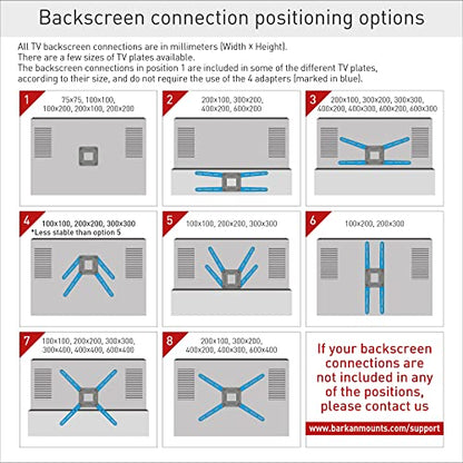 Barkan 38'' Long White TV Ceiling Mount, 13-65 inch Full Motion - 3 Movement Flat/Curved Screen Bracket Holds up to 88lbs, Telescopic Height Adjustment, Fits LED OLED LCD - color: White, size: White