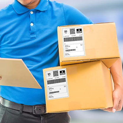 4 Rolls 1800 Labels Direct Thermal Labels 4x6-450 Labels/Roll - size: 4 Rolls | 450 Labels