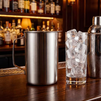 3 Pack 50.7 fl oz/1.5 L Stainless Steel Pitcher with Ice Catcher