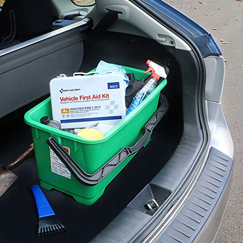 First Aid Only 90672 ANSI 2015 and OSHA-Compliant Heavy Duty Vehicle First Aid Kit, All-Purpose 25-Person Emergency First Aid Kit for Business, Truck Drivers, and Personal Cars,114 Pieces