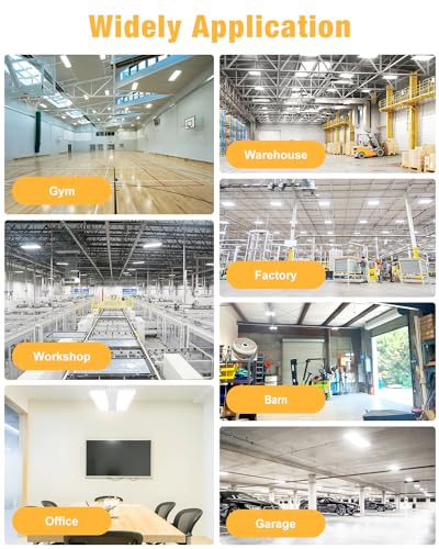 LED Linear High Bay Light, 300W 45000LM 5000K High Bay Shop Lights