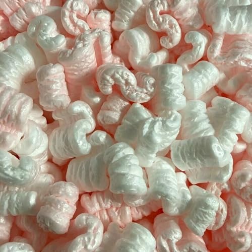 Packing Peanuts Shipping Anti Static Loose Fill 30 Gallons 4 Cubic Feet Mixed (Pink) - color: Pink