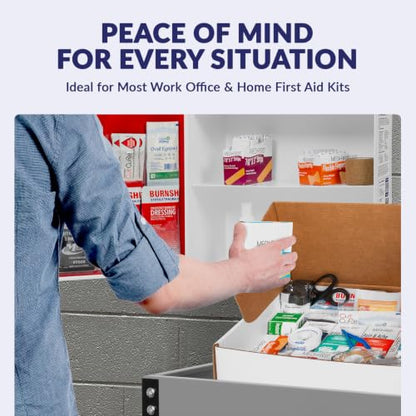 MFASCO Workplace First Aid Kit Refill with OTC Medications 546 Pieces - size: 3 Shelf, style: w/ 546 Pieces no Cabinet