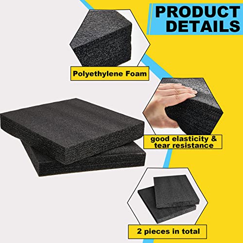 Treela 2 Pcs Customizable Polyethylene Foam Sheets 16x12x2" - size: 16x12x2''