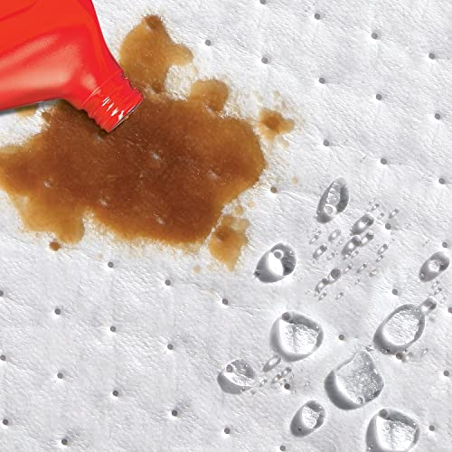 PIG Oil-Only Absorbent Mat Pad | Pack of 100 Mediumweight Oil Pads | Absorbs Oil | 23 oz Absorbency | 20" L x 15" W | MAT455 - style: Without Dispenser Box