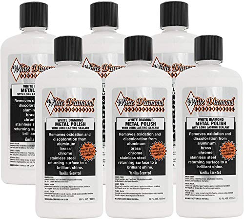 Schultz Laboratories Metal Polish - Perfect for Stainless Steel, Brass, Aluminum, Chrome, Gold, Silver - Multi-Purpose Cleaner, Sealant, Rust Remover/Preventer for Cars, Jewelry, Boats & More - 6 Pack - size: 12 Fl Oz (Pack of 6)