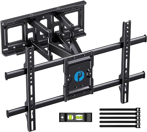 Pipishell Full Motion TV Wall Mount for Most 37-84 Inch TVs up to 132lbs - size: 37-84 Inch