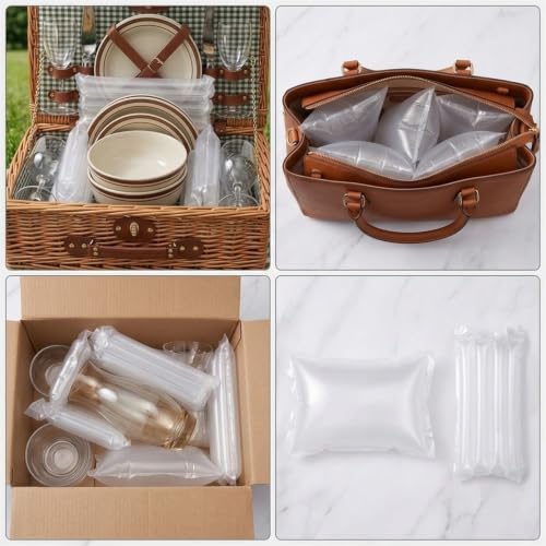 Air Bags for Packing,Inflatable Air Pillows for Shipping with Pump - size: 7.87 × 11.81 in/100pcs