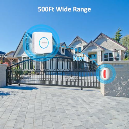 Motion Sensor Door Chime, Wireless Motion Alarm Indoor for Business Entry - style: 1 Rreceiver 3 Sensors