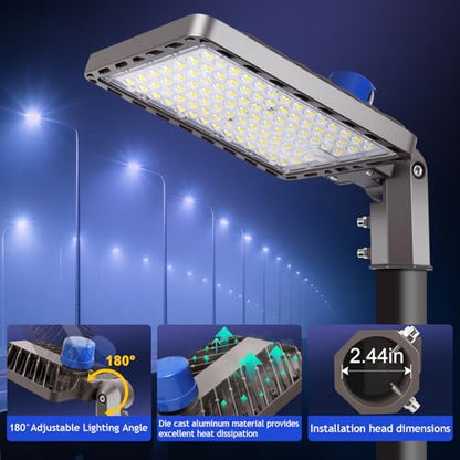 240W LED Parking Lot Lights Slip Fitter LED Pole Light 4Pack - size: 240W/Slip Fitter/4PC