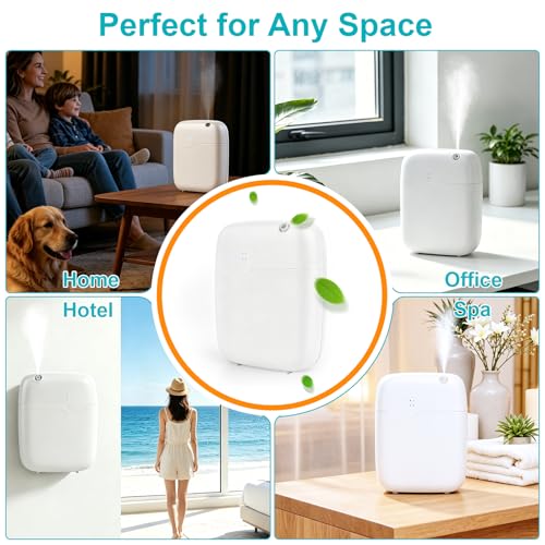 Smart Cold Air Scent Machine for Home Large Room, White